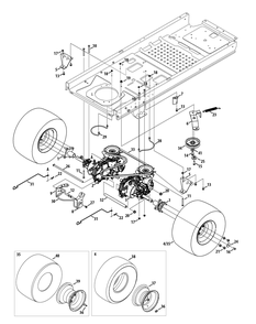 Part Location Diagram of 747-05652A Cub Cadet Belt Keeper
